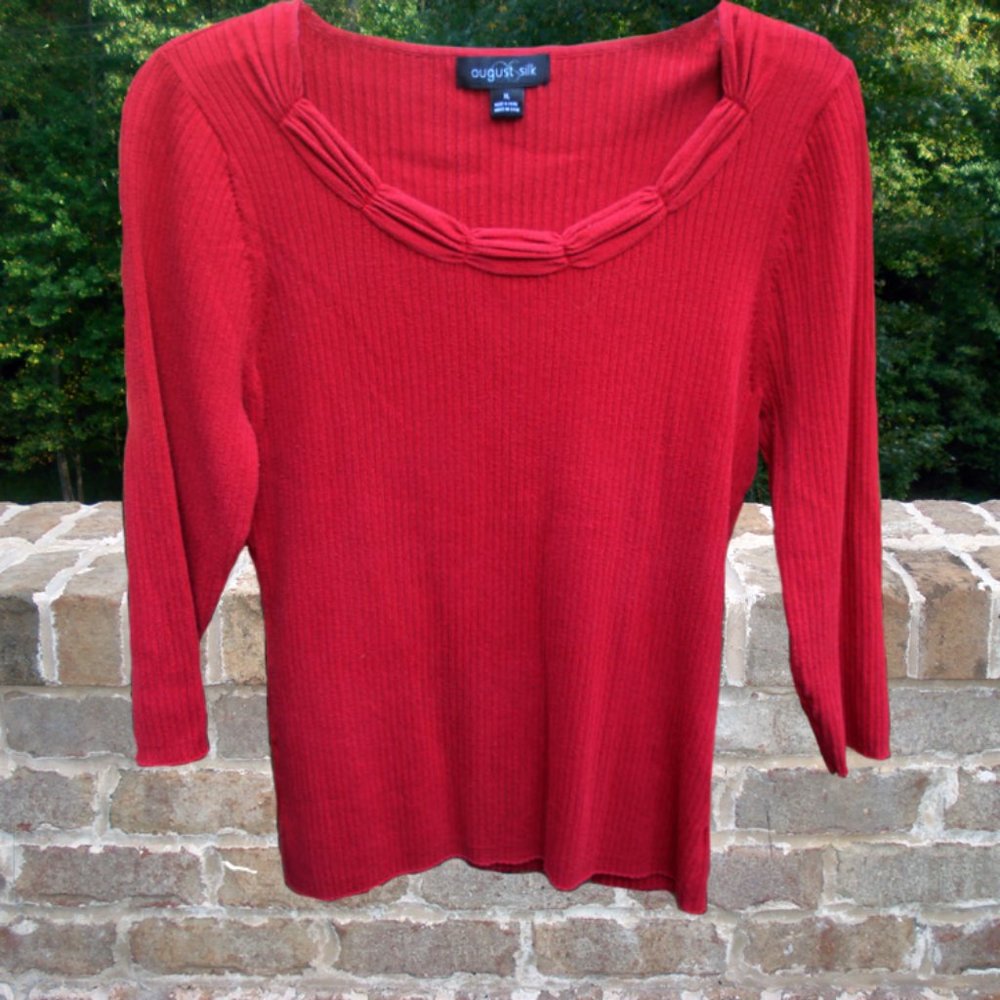 August Silk Sweater